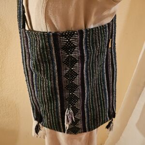 Striped Multicolor Shoulder Bag